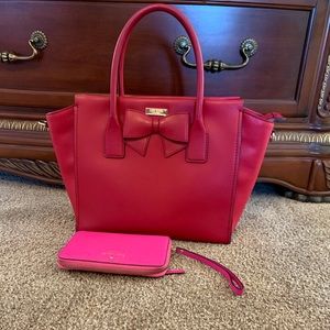 Authentic Red Kate Spade Purse
